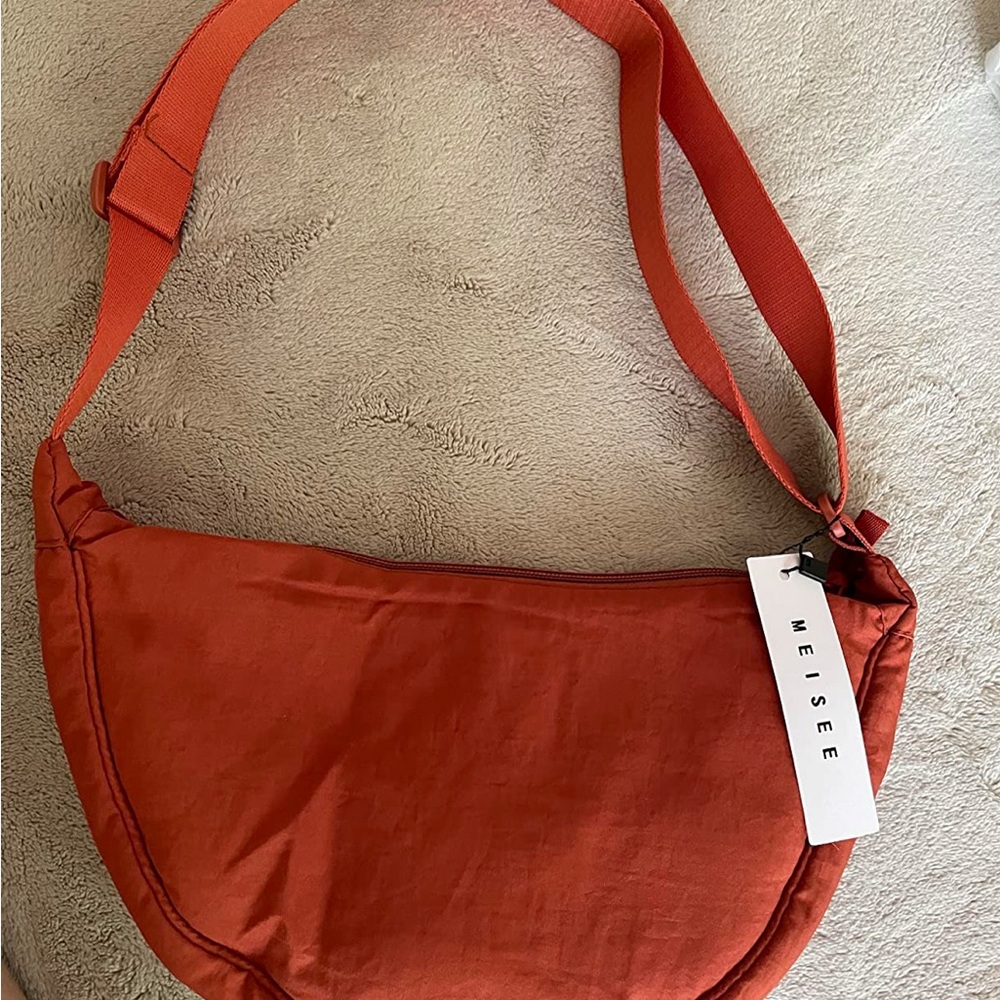 Women's Orange Shoulder Bag
